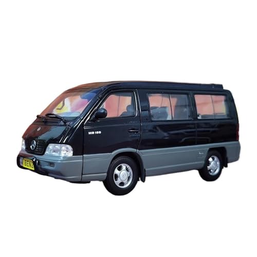 1 24 Für Benz MB100 Istanbul Huizhong Nutzfahrzeug Legierungs-Van-Automodell-Sammlungsdisplay Statische Ornamente Druckgussmodelle Motorfahrzeuge(Schwarz) von DUEVEL