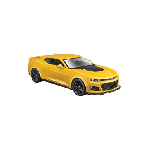 1 24 Für Chevrolet Camaro ZL1 2017 Legierung Rennwagen Modell Track Sport Fahrzeuge ModelsEnthusiasts Junge Geschenk Druckgussmodelle Motorfahrzeuge(Yellow) von DUEVEL