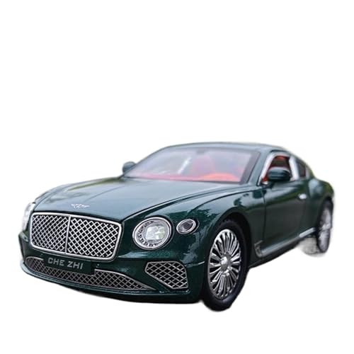 1 24 Für Continental GT Legierung Luxy Auto Diecasts Metall Auto Modell Simulation Sound Licht Sammlung Spielzeug Druckgussmodelle Motorfahrzeuge(Grün) von DUEVEL