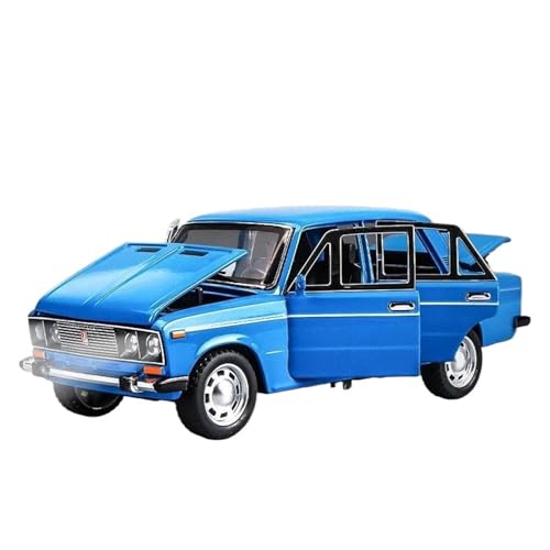1 24 Für Lada NIVA Oldtimer Legierung Automodell Druckguss Metall Fahrzeuge Enthusiasten Modell Simulation Sammlung Geschenk Druckgussmodelle Motorfahrzeuge(Blau) von DUEVEL