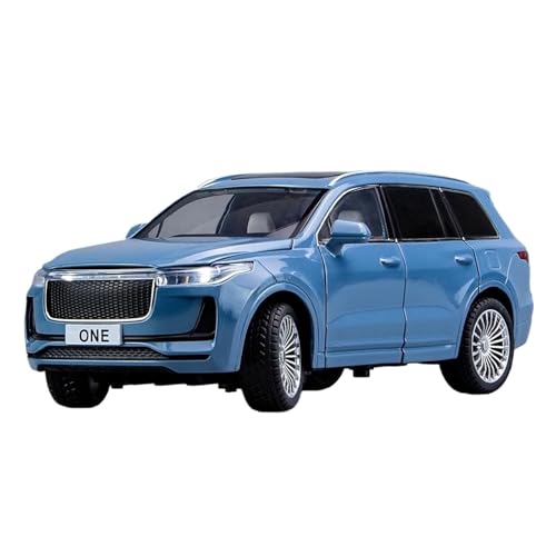 1 24 Für Leading IDEAL One SUV Metalldruckguss Legierung Spielzeug Autos Modelle Lastwagen Jungen Fahrzeuge Sammlerstücke Druckgussmodelle Motorfahrzeuge(Blau) von DUEVEL