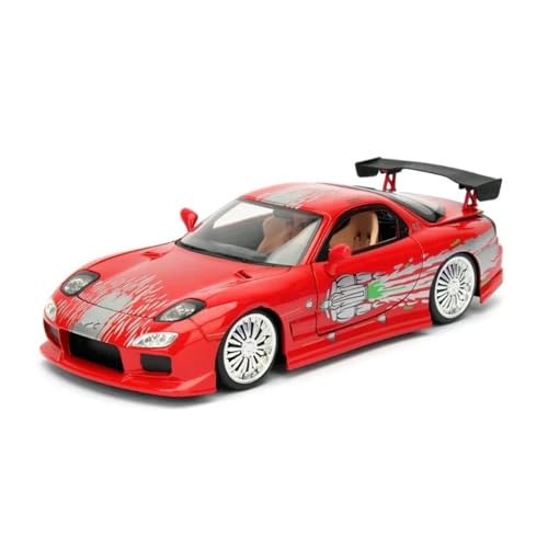 1 24 Für Mazda RX7 Legierung Automodell Hochsimulation Rallye Rennsport Auto Spielzeug Schiebefunktion Automodell Druckgussmodelle Motorfahrzeuge von DUEVEL