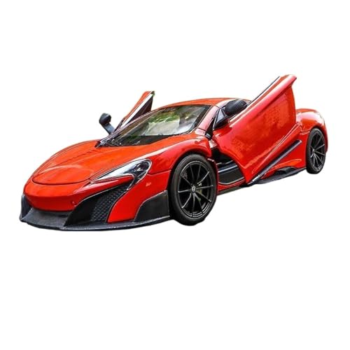 1 24 Für McLaren 675LT Super Run Auto Dekoration Sammlung Geschenk Spielzeug Druckguss Modell Spielzeug Druckgussmodelle Motorfahrzeuge(Rot) von DUEVEL