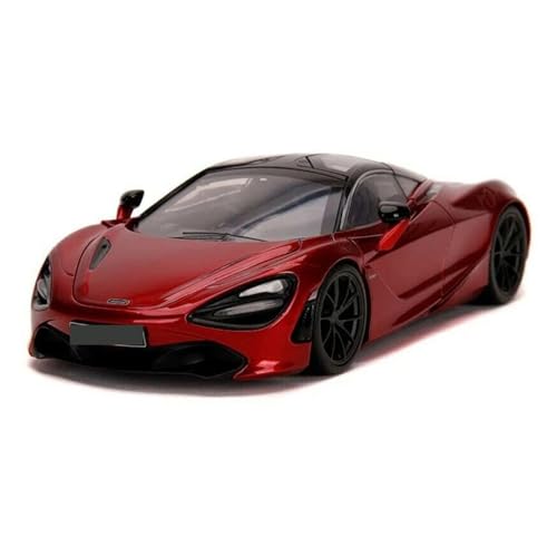1 24 Für McLaren 720S Druckguss-Legierungsmodell Metallfahrzeug Display Collection Jungen Spielzeug Druckgussmodelle Motorfahrzeuge(Rot) von DUEVEL