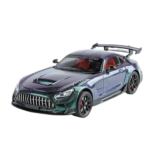 1 24 Für Mercedes-Benz AMG GT Legierung Miniatur Auto Druckguss Metall Skala Auto Modell Sound & Licht Sammlung Spielzeug Druckgussmodelle Motorfahrzeuge(Blau) von DUEVEL