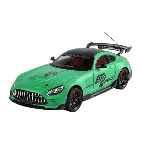 1 24 Für Mercedes-Benz AMG GT Legierung Miniatur Auto Druckguss Metall Skala Auto Modell Sound & Licht Sammlung Spielzeug Druckgussmodelle Motorfahrzeuge(Grün) von DUEVEL