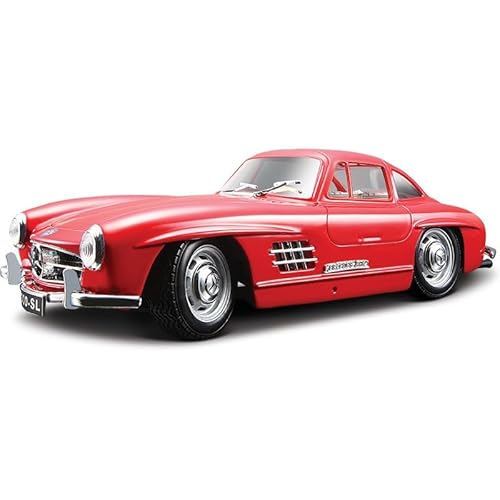 1 24 Für Mercedes-Benz Oldtimer-Legierung Aus Metalldruckguss, Modell 300SL Nostalgische Statische Sammlungsornamente Druckgussmodelle Motorfahrzeuge von DUEVEL