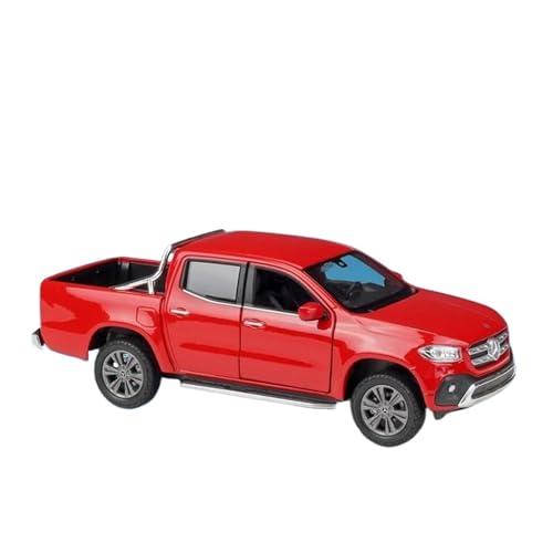 1 24 Für Mercedes-Benz X-Klasse Pickup Legierung Auto Diecast Metall Spielzeug Geländewagen Modell Simulation Druckgussmodelle Motorfahrzeuge(Rot) von DUEVEL