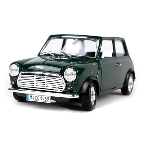 1 24 Für Mini Cooper 1969 Legierung Auto Modell Diecast Metall Spielzeug Oldtimer Fahrzeuge Modell Enthusiasten Sammlung Druckgussmodelle Motorfahrzeuge von DUEVEL