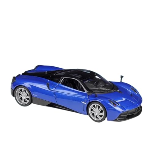 1 24 Für Pagani Huayra Legierung Sportwagen Diecast Metall Rennwagen Modell Sammlung Simulation Spielzeug Druckgussmodelle Motorfahrzeuge(Blau) von DUEVEL