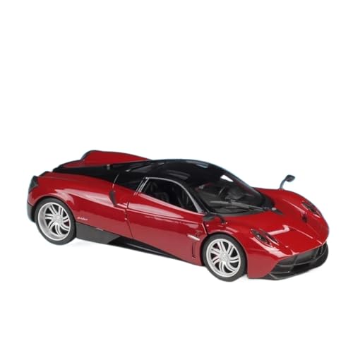 1 24 Für Pagani Huayra Legierung Sportwagen Diecast Metall Rennwagen Modell Sammlung Simulation Spielzeug Druckgussmodelle Motorfahrzeuge(Rot) von DUEVEL