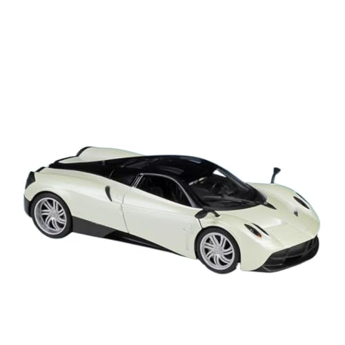 1 24 Für Pagani Huayra Legierung Sportwagen Diecast Metall Rennwagen Modell Sammlung Simulation Spielzeug Druckgussmodelle Motorfahrzeuge(White) von DUEVEL