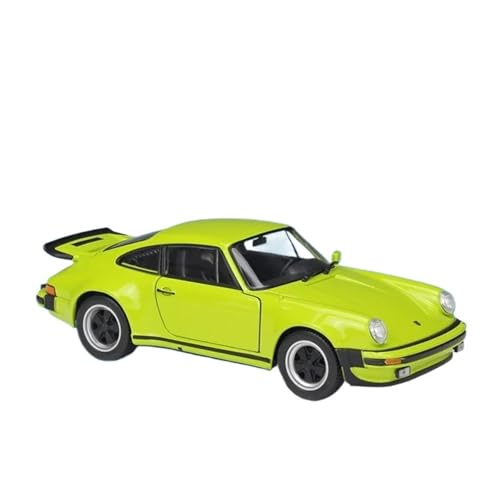 1 24 Für Porsche 911 1974 Turbo 3.0 Sportwagen Rot Simulation Legierung Auto Modell Handwerk Dekoration Sammlung Spielzeug Druckgussmodelle Motorfahrzeuge(Grün) von DUEVEL