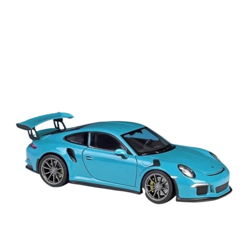 1 24 Für Porsche 911 GT3 RS Legierung Sportwagen Diecast Metall Spielzeug Rennwagen Modell Simulation Sammlung Druckgussmodelle Motorfahrzeuge(Blau) von DUEVEL