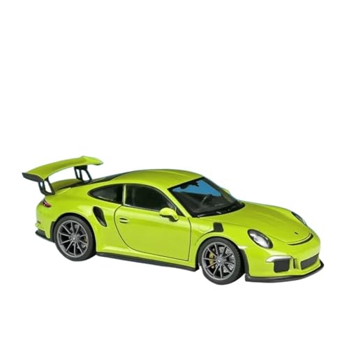 1 24 Für Porsche 911 GT3 RS Legierung Sportwagen Diecast Metall Spielzeug Rennwagen Modell Simulation Sammlung Druckgussmodelle Motorfahrzeuge(Grün) von DUEVEL