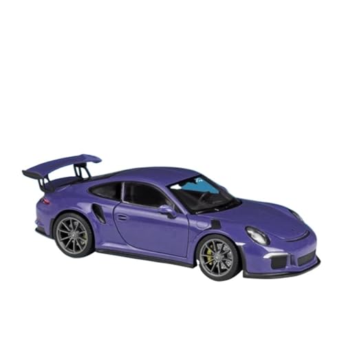 1 24 Für Porsche 911 GT3 RS Legierung Sportwagen Diecast Metall Spielzeug Rennwagen Modell Simulation Sammlung Druckgussmodelle Motorfahrzeuge(Purple) von DUEVEL