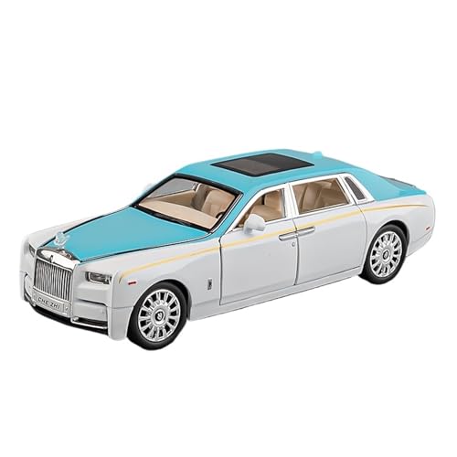 1 24 Für Rolls-Royce-Automodell Legierungssimulation Phantom-Automodell-Sammlung Ornamente Spielzeugauto Druckgussmodelle Motorfahrzeuge(Blau) von DUEVEL