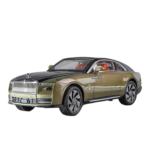 1 24 Für Rolls Royce Spectre Luxuslimousine Legierung Maßstab Automodell Druckguss Metall Auto Enthusiasten Sammlung Auto Geschenk Druckgussmodelle Motorfahrzeuge(Brown) von DUEVEL