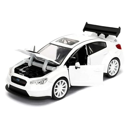 1 24 Für Subarus WRX STI Legierung Sportwagen Diecast Metall Spielzeug Rennwagen Modell Hohe Simulation Sammlung Druckgussmodelle Motorfahrzeuge von DUEVEL