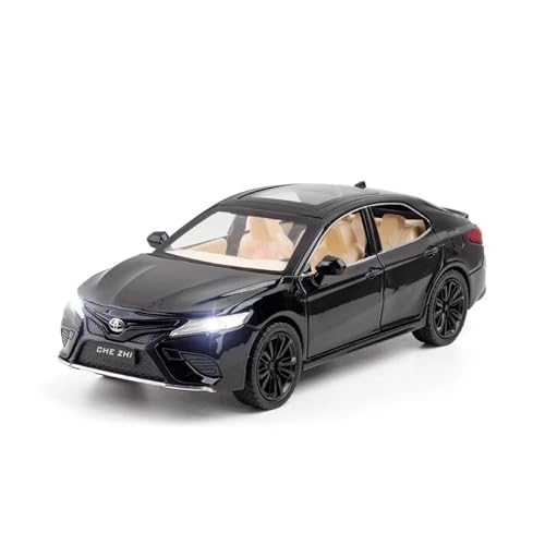 1 24 Für Toyota Camry Druckgusslegierung Automodell Spielzeug Junge 6 Türen Kann Als Geschenk Für Autoenthusiasten Sammlerstücke Druckgussmodelle Motorfahrzeuge(Schwarz) von DUEVEL