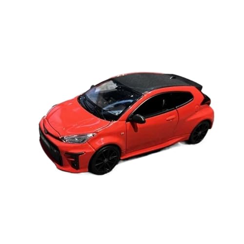 1 24 Für Toyota Gr Yaris Xt 2021 Auto Legierung Druckguss Modell Sammlung Dekoration Ornamente Geschenk Auto Modell Druckgussmodelle Motorfahrzeuge(Rot) von DUEVEL