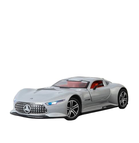 1 24 Für Vision GT Fast and Furiou Legierungsautomodell-Druckguss Mit Ton Und Lichtfahrzeugen, Dekorationsspielzeug Druckgussmodelle Motorfahrzeuge(White) von DUEVEL