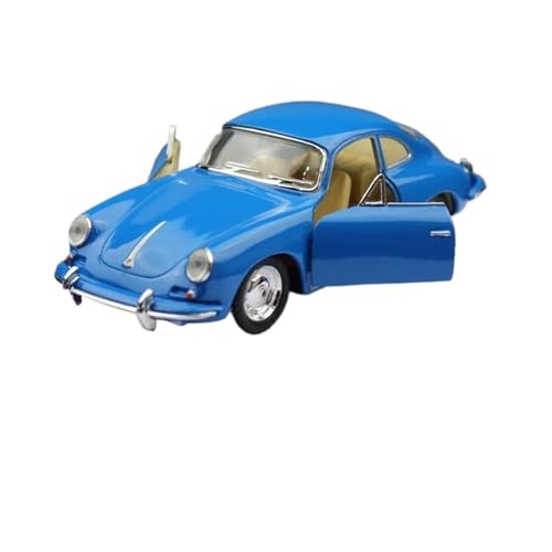 1 32 Für 356B Carrera Coupe Simulations-Legierungsdruckguss-Automodell, Klassisches Vintage-Metallmodell Druckgussmodelle Motorfahrzeuge(Blau) von DUEVEL