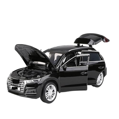 1 32 Für Audi Q5 SUV Legierung Auto Modell Diecast Spielzeug Fahrzeuge Metall Spielzeug Auto Modell Hohe Simulation Druckgussmodelle Motorfahrzeuge(Schwarz) von DUEVEL