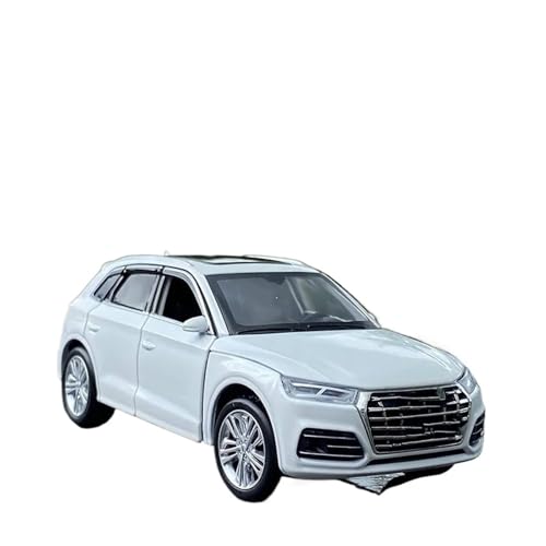 1 32 Für Audi Q5 SUV Legierung Auto Modell Diecast Spielzeug Fahrzeuge Metall Spielzeug Auto Modell Hohe Simulation Druckgussmodelle Motorfahrzeuge(White) von DUEVEL