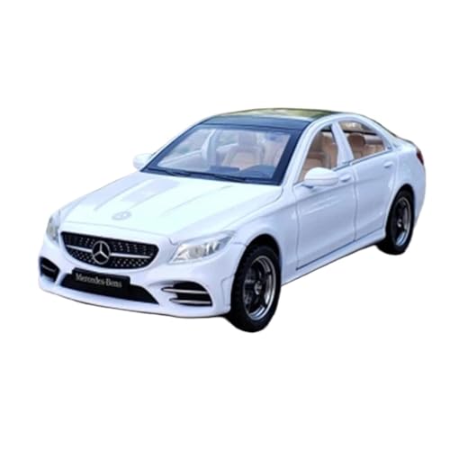 1 32 Für Benz C260L C-Klasse Simulation Auto Modell Legierung Druckguss Modell Sammlung Dekoration Ornamente Geschenk Modell Druckgussmodelle Motorfahrzeuge(White) von DUEVEL