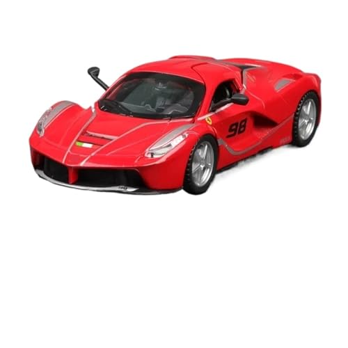 1 32 Für Ferrari LaFerrari FXX K Superar Modell Legierung Auto Druckguss Spielzeug Auto Modell Pull Back Spielzeug Sammlerstücke Druckgussmodelle Motorfahrzeuge(Rot) von DUEVEL