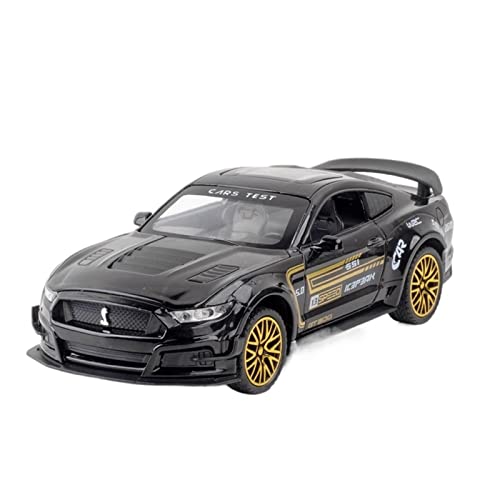 DUEVEL 1 32 Für Ford Shelby GT500 Legierung Metall Diecast Simulation Auto Modell Auto Innenraum Sammeln Spielzeug Druckgussmodelle Motorfahrzeuge(A) von DUEVEL