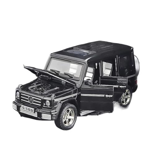 1 32 Für G65 G500 Legierung Auto Druckguss Metall Spielzeug Geländewagen Modell Simulation Sound Und Licht Sammlung Druckgussmodelle Motorfahrzeuge(Schwarz) von DUEVEL