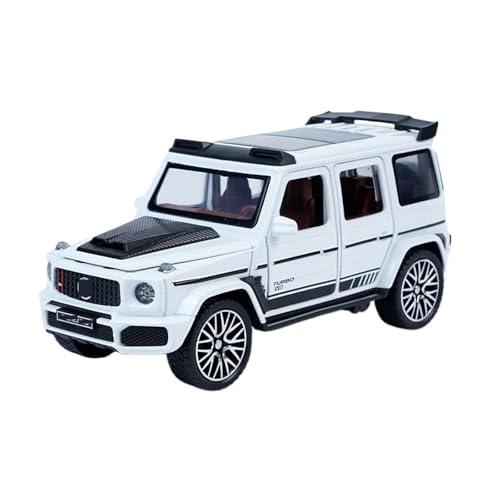 1 32 Für G800 G65 SUV Legierung Geländewagen Modell Druckguss Metall Simulation Auto Spielzeug Modell Sammlung Kinder Geschenk Druckgussmodelle Motorfahrzeuge(White) von DUEVEL