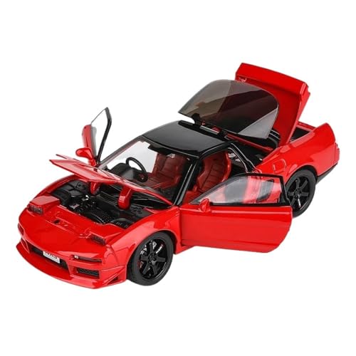 1 32 Für Honda Acura NSX NA1 Sportwagenmodell Aus Legierung Druckgussmodell Aus Legierung Mit Ton Und Lichtern Druckgussmodelle Motorfahrzeuge(Rot) von DUEVEL