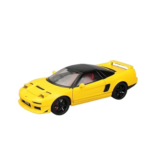 1 32 Für Honda Acura NSX NA1 Sportwagenmodell Aus Legierung Druckgussmodell Aus Legierung Mit Ton Und Lichtern Druckgussmodelle Motorfahrzeuge(Yellow) von DUEVEL