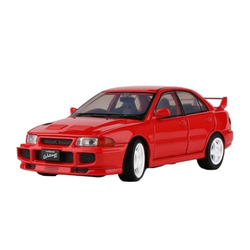 1 32 Für Mitsubishi Lancer Evo X 3 Legierung Automodell Druckguss Metall Rennwagen Spielzeugmodell Simulation Sound Und Licht Sammlung Druckgussmodelle Motorfahrzeuge(Rot) von DUEVEL