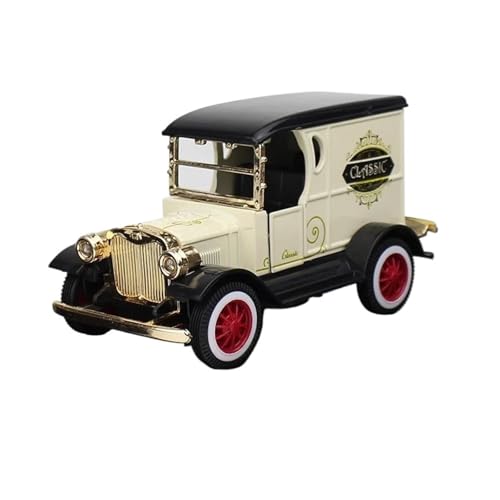 1 32 Für Oldtimer-Druckguss-Fahrzeug T-förmiges FT-Pull-Back-Kleinwagen-Simulations-Sammlungsspielzeug Druckgussmodelle Motorfahrzeuge(White) von DUEVEL