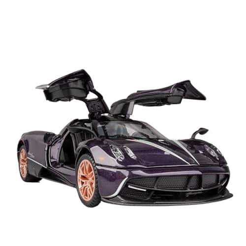 1 32 Für Pagani Huayra Dinastia Supercar Legierung Druckguss Modell Auto Sound Und Licht Hohe Simulation Modell Sammlung Druckgussmodelle Motorfahrzeuge(Purple) von DUEVEL