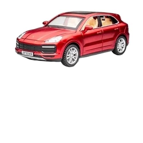 1 32 Für Porsche Cayenne Turbos Simulation Legierung Modell Autos Metall Fahrzeuge Miniatur Sammeln Modell Druckgussmodelle Motorfahrzeuge(Rot) von DUEVEL