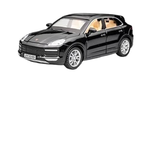 1 32 Für Porsche Cayenne Turbos Simulation Legierung Modell Autos Metall Fahrzeuge Miniatur Sammeln Modell Druckgussmodelle Motorfahrzeuge(Schwarz) von DUEVEL