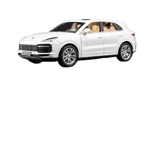 1 32 Für Porsche Cayenne Turbos Simulation Legierung Modell Autos Metall Fahrzeuge Miniatur Sammeln Modell Druckgussmodelle Motorfahrzeuge(White) von DUEVEL