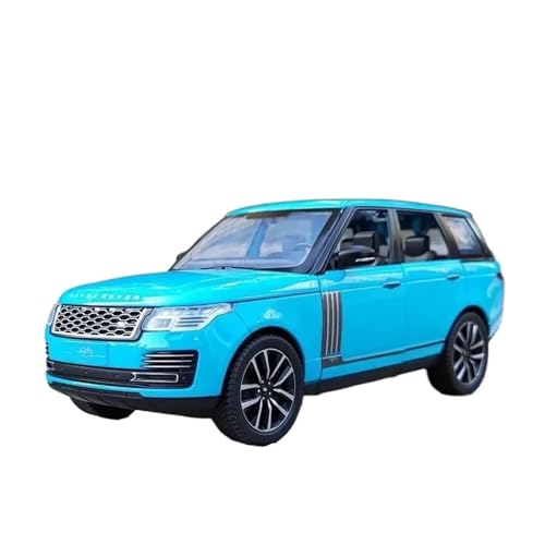 1 32 Für Range Rover Sport SUV Legierung Auto Modell Diecast Metall Geländewagen Sound Und Licht Auto Modell Geschenke Druckgussmodelle Motorfahrzeuge(Blau) von DUEVEL