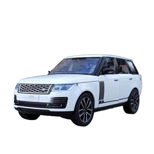 1 32 Für Range Rover Sport SUV Legierung Auto Modell Diecast Metall Geländewagen Sound Und Licht Auto Modell Geschenke Druckgussmodelle Motorfahrzeuge(White) von DUEVEL