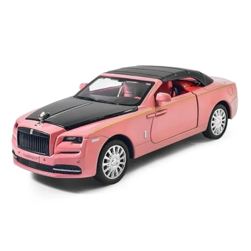 1 32 Für Rolls-Royce Dawn Modell-Spielzeugauto Druckguss-Spielzeugfahrzeuge Modellsammlungen Für Betrachten Ausstellungsornamente Druckgussmodelle Motorfahrzeuge(Rosa) von DUEVEL
