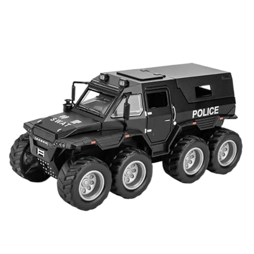 1 32 Für Siberia Conqueror Shaman Alloy Armored Car Model Toy Diecast All Terrain Off-Road Car Model Mit Sound Light Druckgussmodelle Motorfahrzeuge(Gray) von DUEVEL