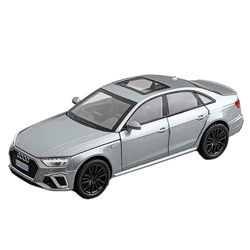 1 32 Für Skala Sterben Gossen Metall Audi A4 Leichtmetallauto Model Lenkbare A8 Limousinen Auto Model Car Ornament Spielzeugauto Druckgussmodelle Motorfahrzeuge(Blau) von DUEVEL