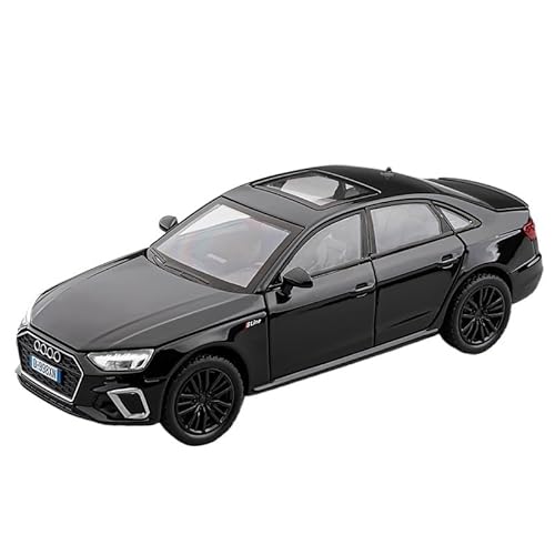 1 32 Für Skala Sterben Gossen Metall Audi A4 Leichtmetallauto Model Lenkbare A8 Limousinen Auto Model Car Ornament Spielzeugauto Druckgussmodelle Motorfahrzeuge(Schwarz) von DUEVEL