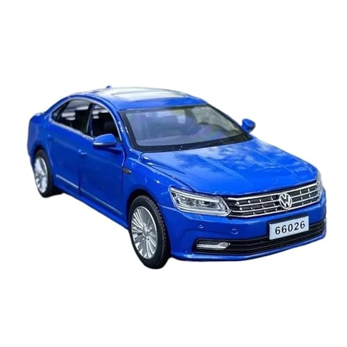 1 32 Für Vw Passat Legierung Auto Modell Diecast Spielzeug Fahrzeuge Spielzeug Auto Metall Modell Sammlungen Spielzeug Geschenk Druckgussmodelle Motorfahrzeuge(Blau) von DUEVEL