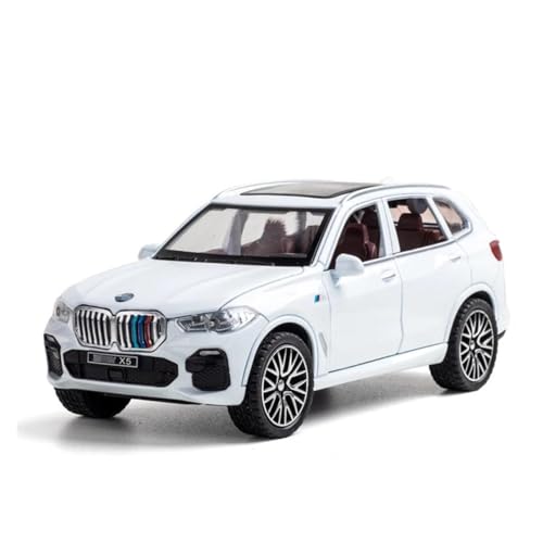 1 32 Für X5 IM Simulation Legierung Spielzeugautos Diecast SUV Auto Modell Kinder Spielzeug Geländewagen Dekorationen Druckgussmodelle Motorfahrzeuge(White) von DUEVEL